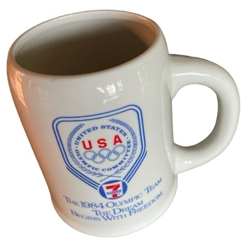 1984‎ Olympic Team Coffee Mug United States Olympic Committee 7 Eleven Papel